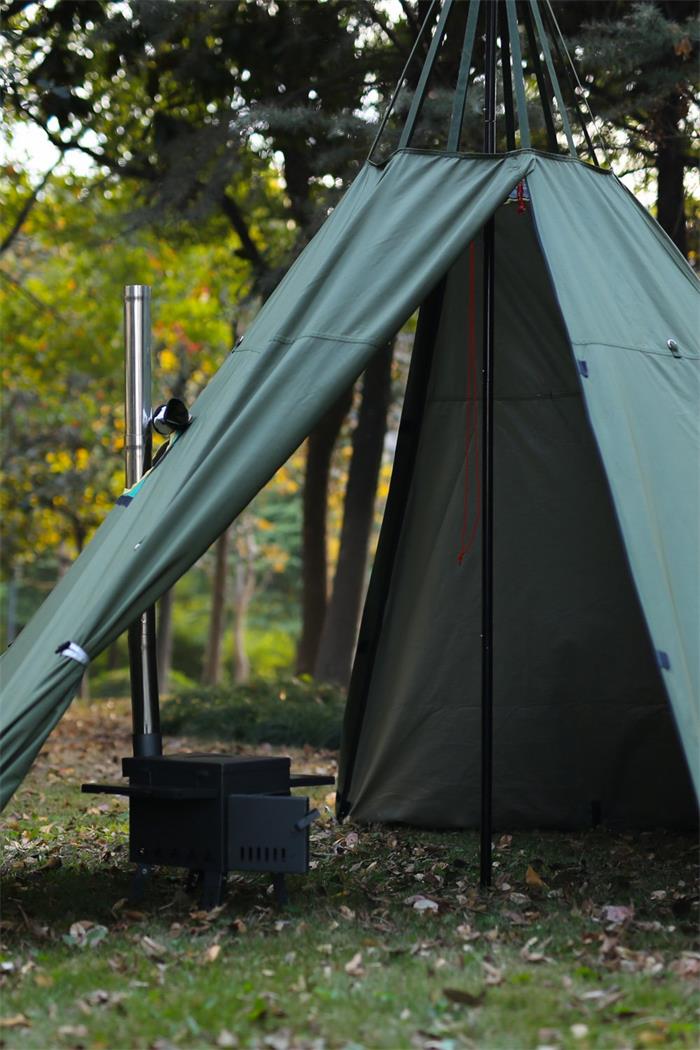 Pomoly HEX Tipi Hot Tent and Wood Stove